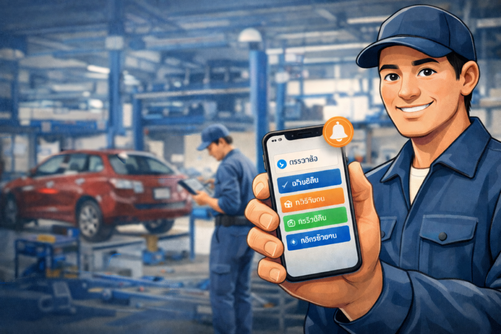 เปลี่ยนสถานะงาน