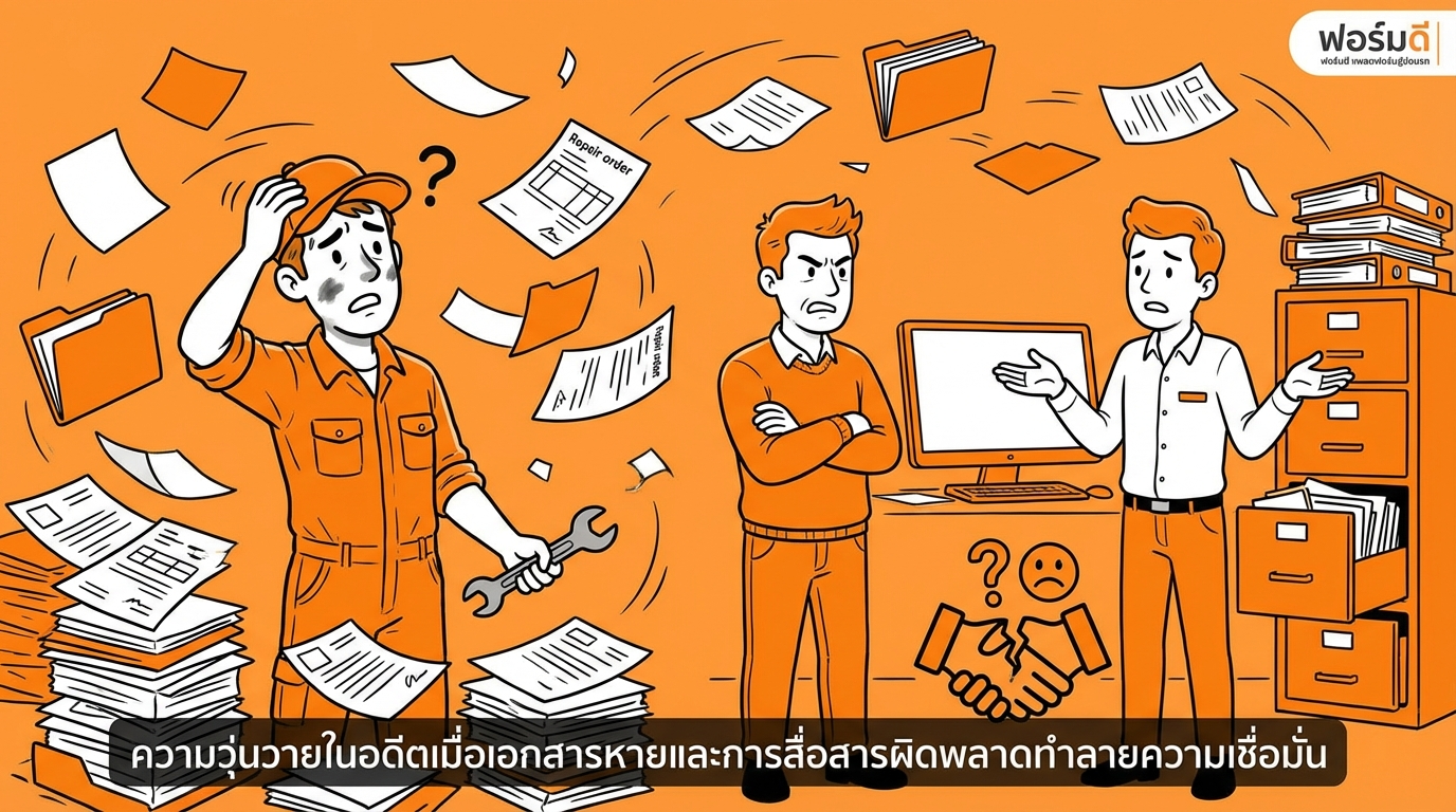 ความวุ่นวายในอดีตเมื่อเอกสารหายและการสื่อสารผิดพลาดทำลายความเชื่อมั่น