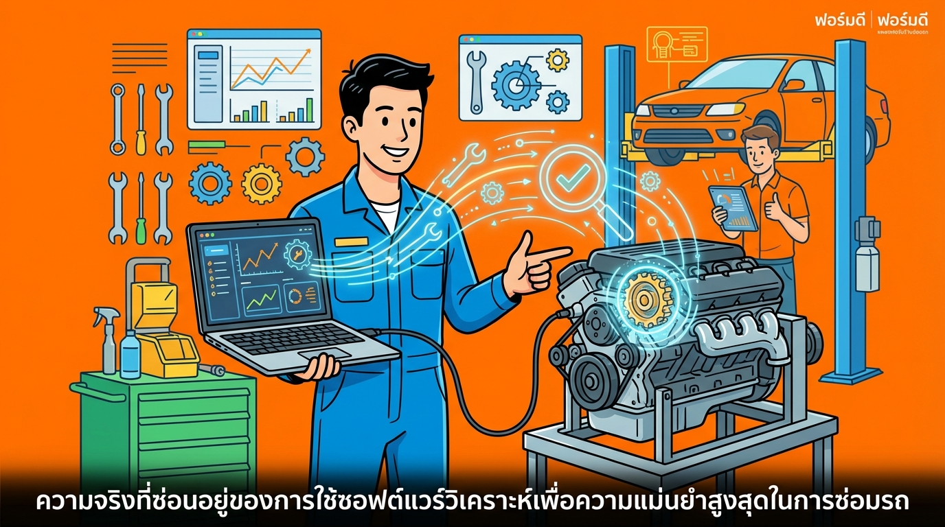 ความจริงที่ซ่อนอยู่ของการใช้โปรแกรมวิเคราะห์งานซ่อมรถเพื่อความแม่นยำสูงสุด