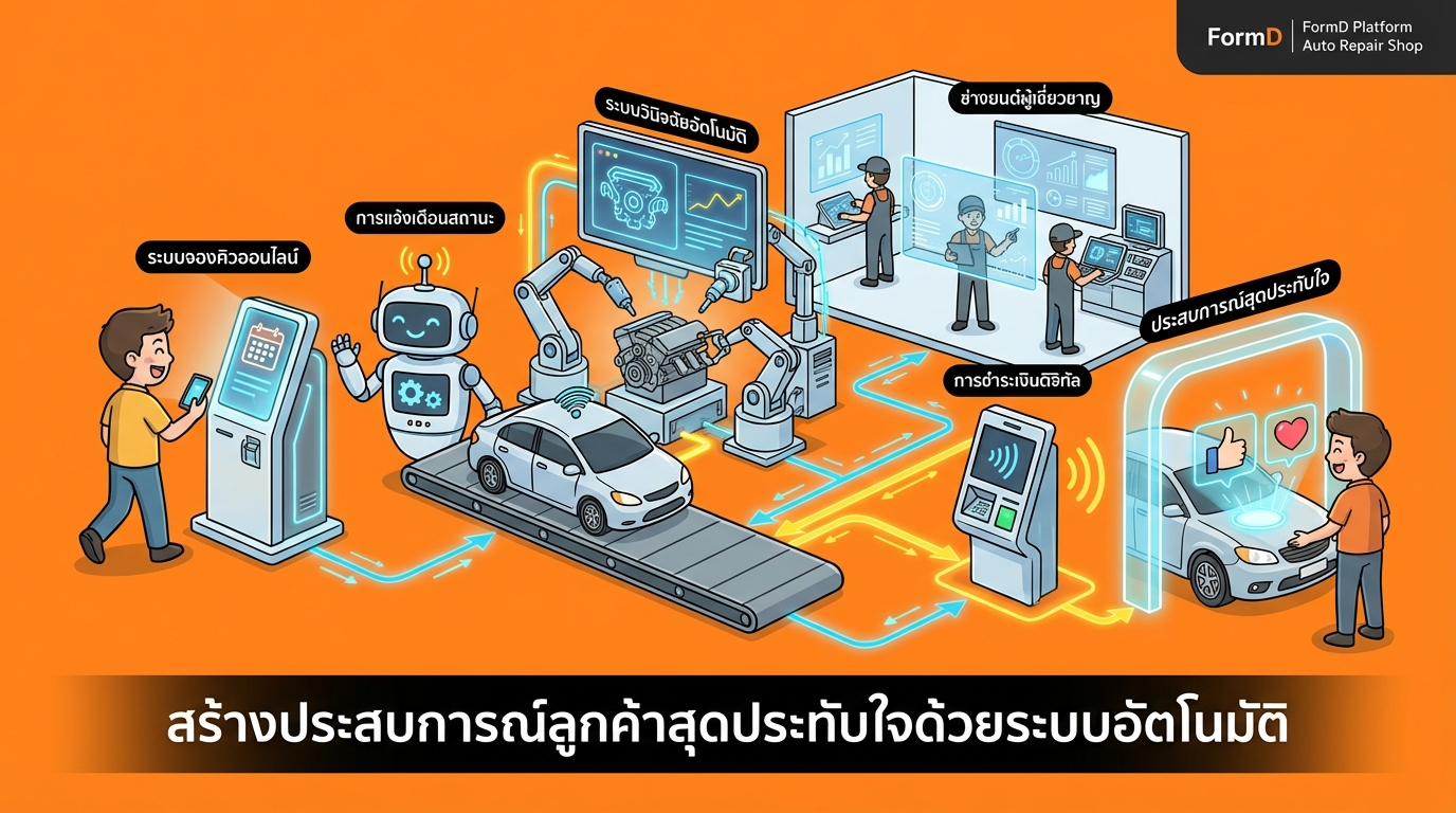 สร้างประสบการณ์ที่ลูกค้าประทับใจด้วยระบบอัตโนมัติ