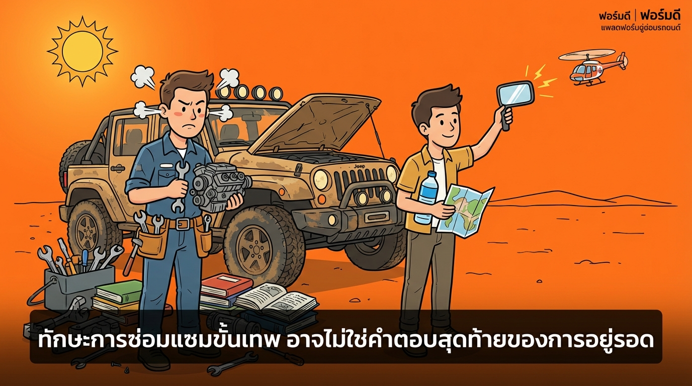 ฝีมือซ่อมขั้นเทพอาจไม่ใช่คำตอบสุดท้ายของความอยู่รอด