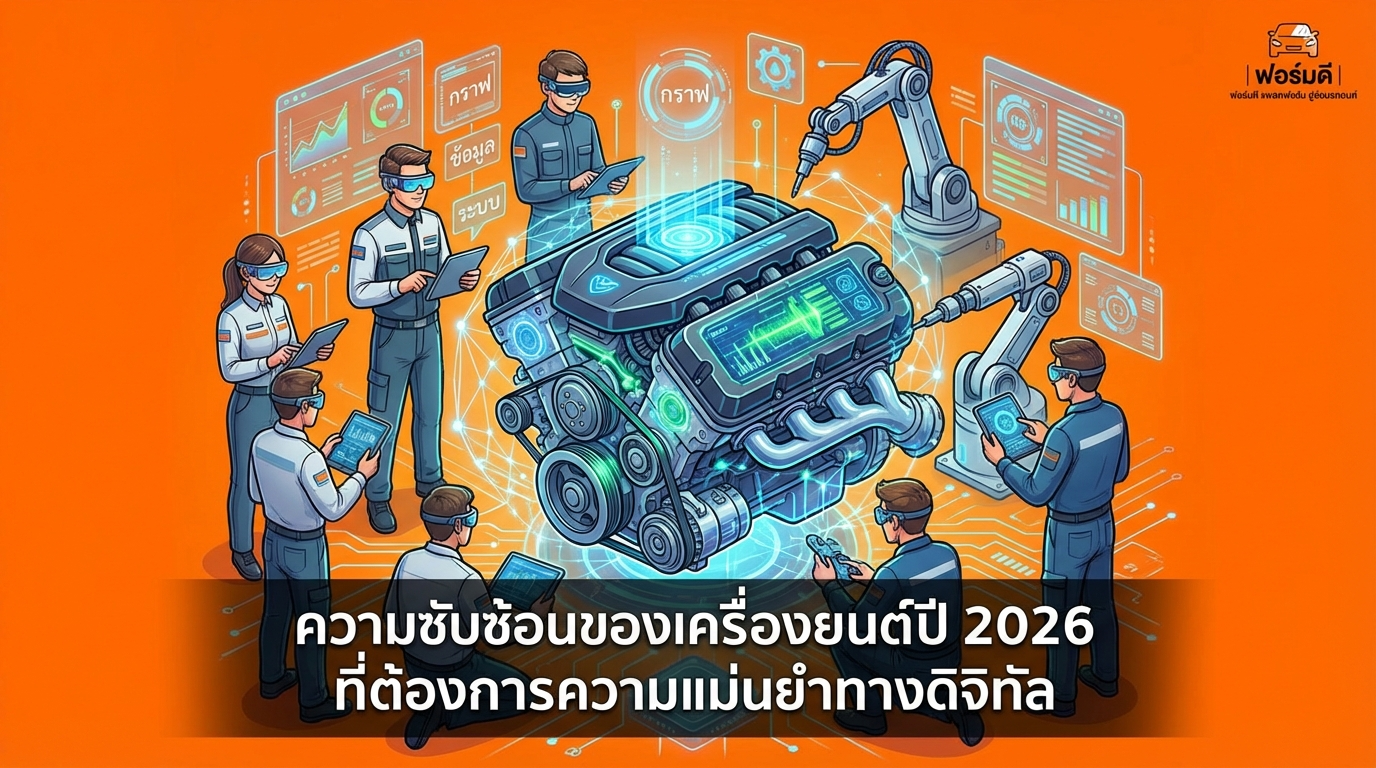 ความซับซ้อนของเครื่องยนต์ปี 2569 ที่ต้องการความแม่นยำระดับดิจิทัล