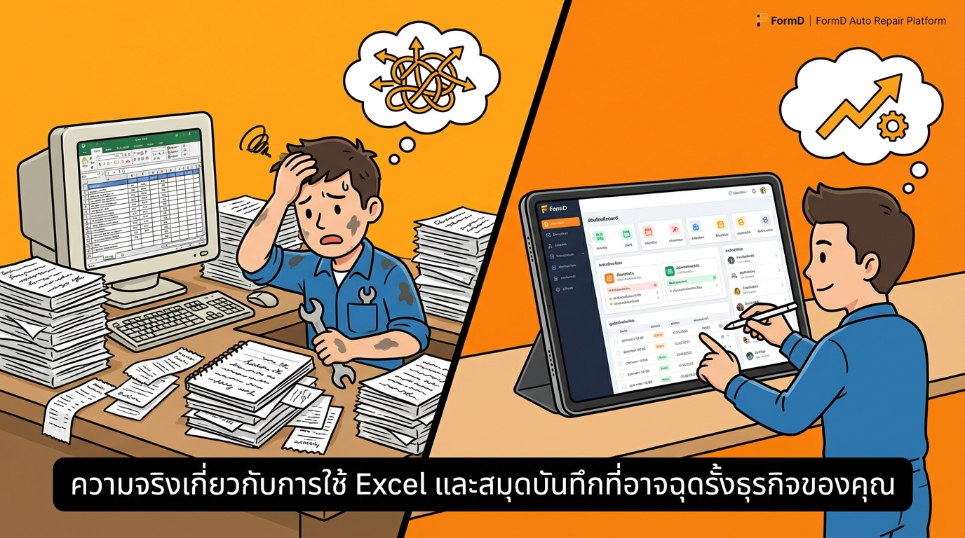 ความจริงเกี่ยวกับการใช้ Excel และสมุดจดบันทึกที่อาจฉุดรั้งธุรกิจของคุณ